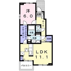 エルア　カパルＢ　1-023321102の物件間取画像